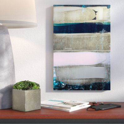 Number Stripe I by Kent Youngstrom - Wrapped Canvas Painting