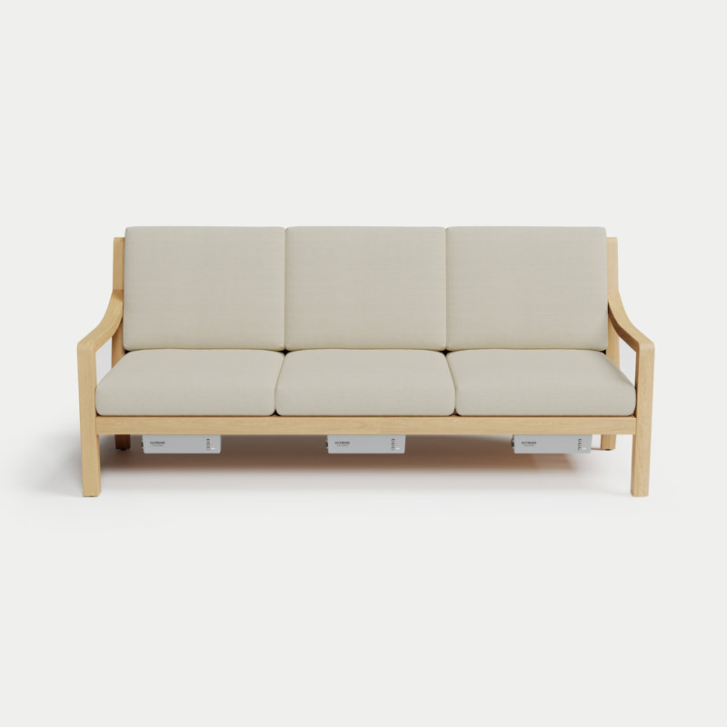 Solerno Heated Sofa, Eggshell