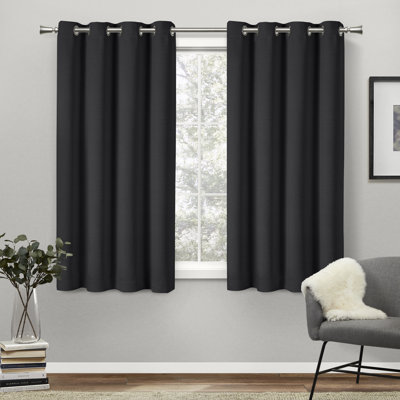 Mcmanus Sateen Room Darkening Curtain Pair