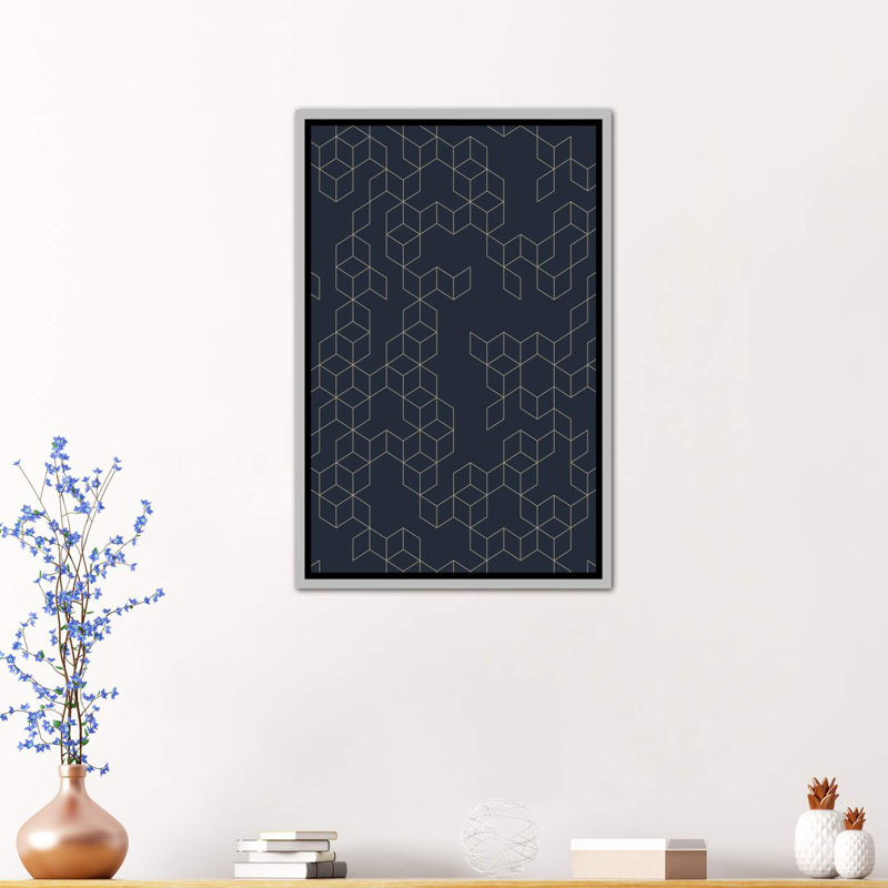 « keziah night » par florent bodart-impression sur image, H 48 po x l 32 po x P 1,5 po, Toile avec cadre argenté