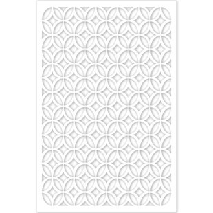 Écran d'intimité en vinyle 48 po x 32 po Moors Ellipses