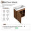 Meuble-lavabo simple avec plateau 20,17 po Kaceyn-1798713485-1798713484