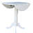Extendable Round Solid Wood Dining Table-1311146272