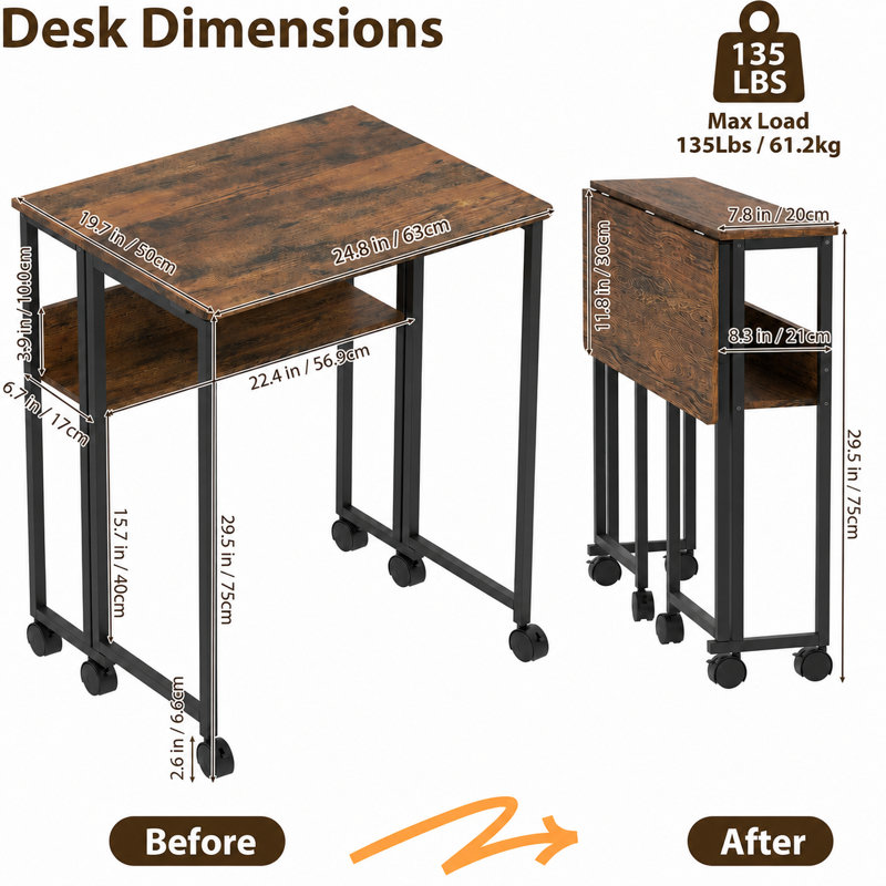MDF Standing Desk, Vintage color