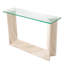 Fortuna 47.24'' W Glass Console Table