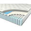 Matelas ferme à plateau-coussin 12 po - mousse à mémoire de forme très grand et blanc / noir blanc + noir