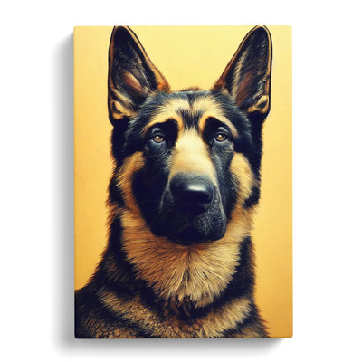 CAN-V0523-1067X German Shepherd Portrait Vol.1 - Wrapped Canvas Print