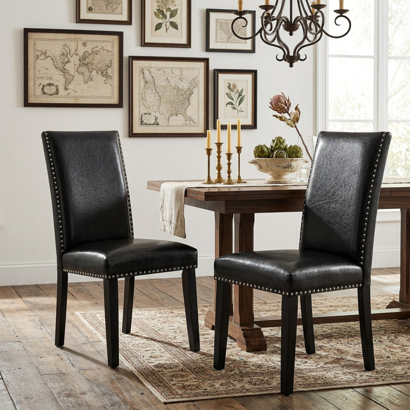 Cerritos Upholstered Dining Chair, Black
