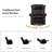 Hayliee Kelly Clarkson Home Waxed Leather Swivel Glider and Rocker Recliner (Set of 2)-101319313