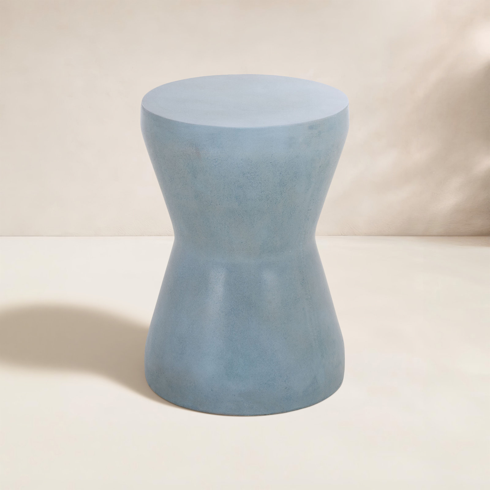 Zenni 12" Patio Side Table, Powder Blue