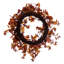 La couronne de feuilles et de baies artificielles orange de 22 po Holiday Aisle® comporte des mini-accents de baies oranges et une base de vigne circulaire.