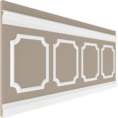 40'' H x 94.5'' W x 0.5'' D Wainscot Panelling
