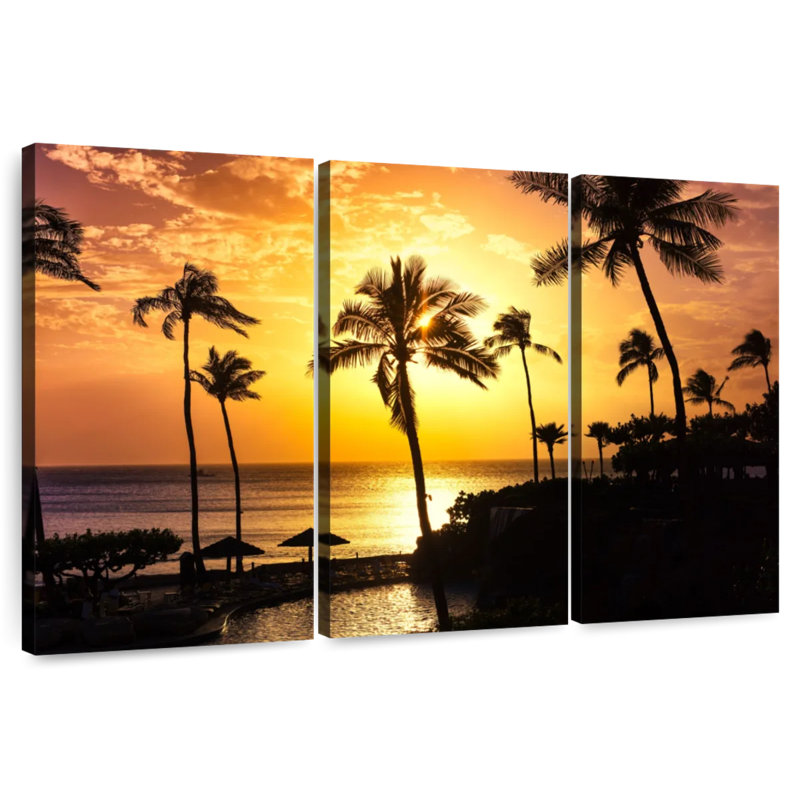 Gillard Maui Sunset Shadows, 48" H x 74" W