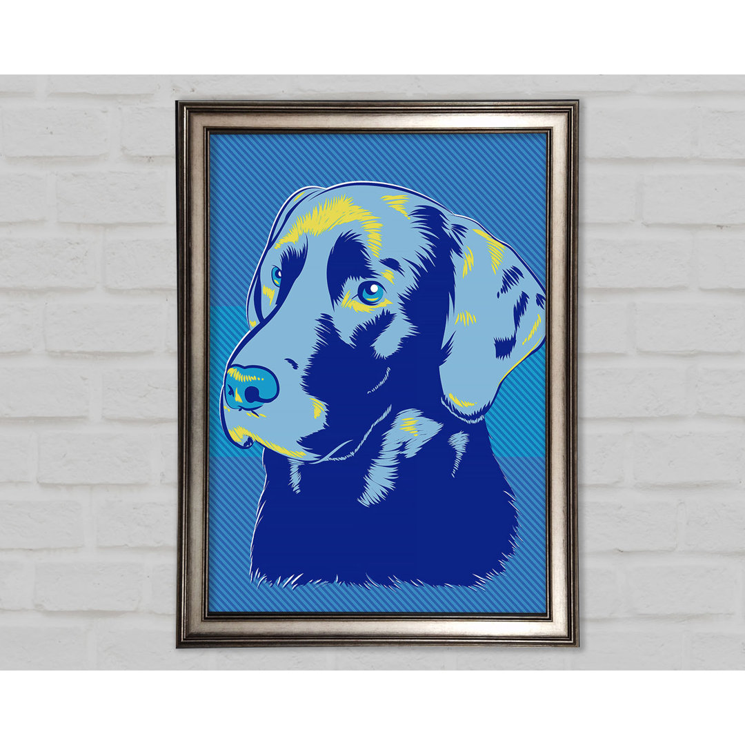 Pop Art Labrador Hund - Druck