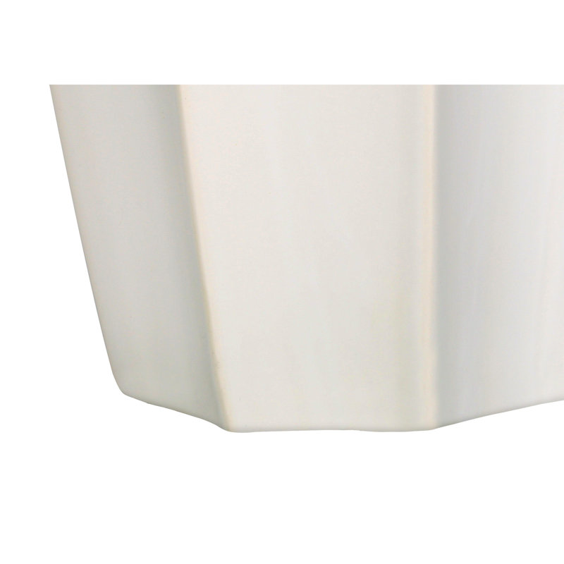 Lighting, 27 po, lampe de table, céramique crème, abat-jour ivoire / crème, moderne