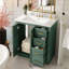 30" Bathroom Vanity with Ceramic Sink, Solid Wood Frame, Ample Storage,and Soft-Closing Doors & Drawers-1286306603