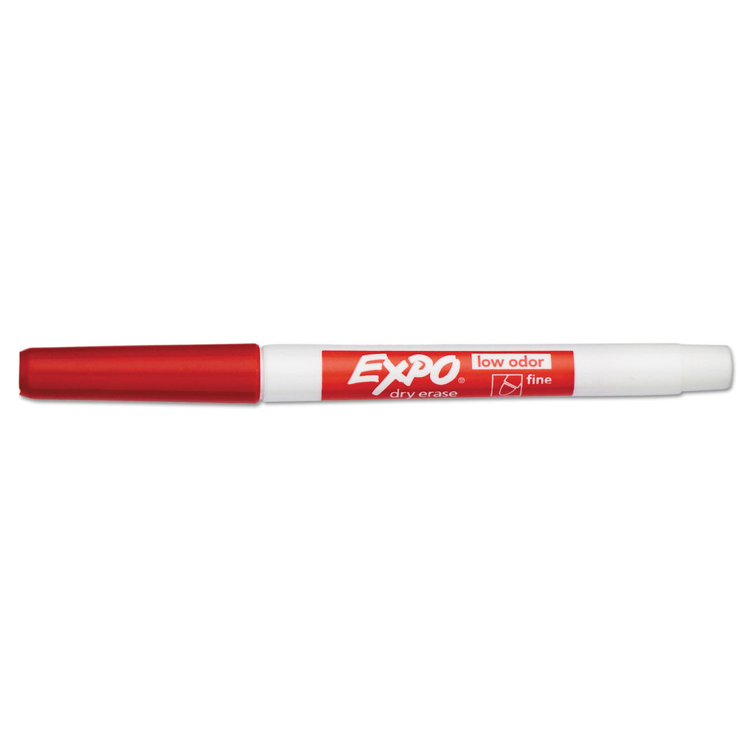 Dry Erase Marker, Fine Point, Red, 12 per Pack EXPO®