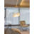 Light Luxury Style Paper & Stainless Steel Floor Lamp