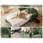 2-in-1 Pull-out Full Side Rv Sleeper Sofa Bed Convertible Chenille Sofa With 20w Fast Charging Led Light Memory Foam Couch Layered Cushion Trim-1264533459