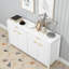 Buffet 55,1 "avec 2 tiroirs et 4 portes, tablettes réglables-926447122