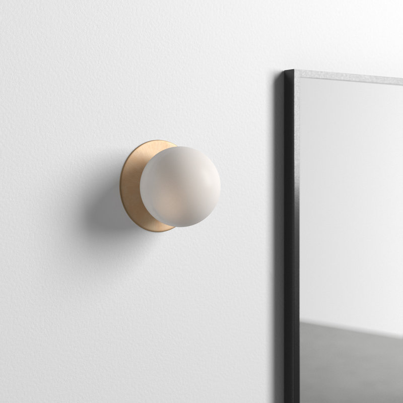Drake Steel Flush Mounted Sconce