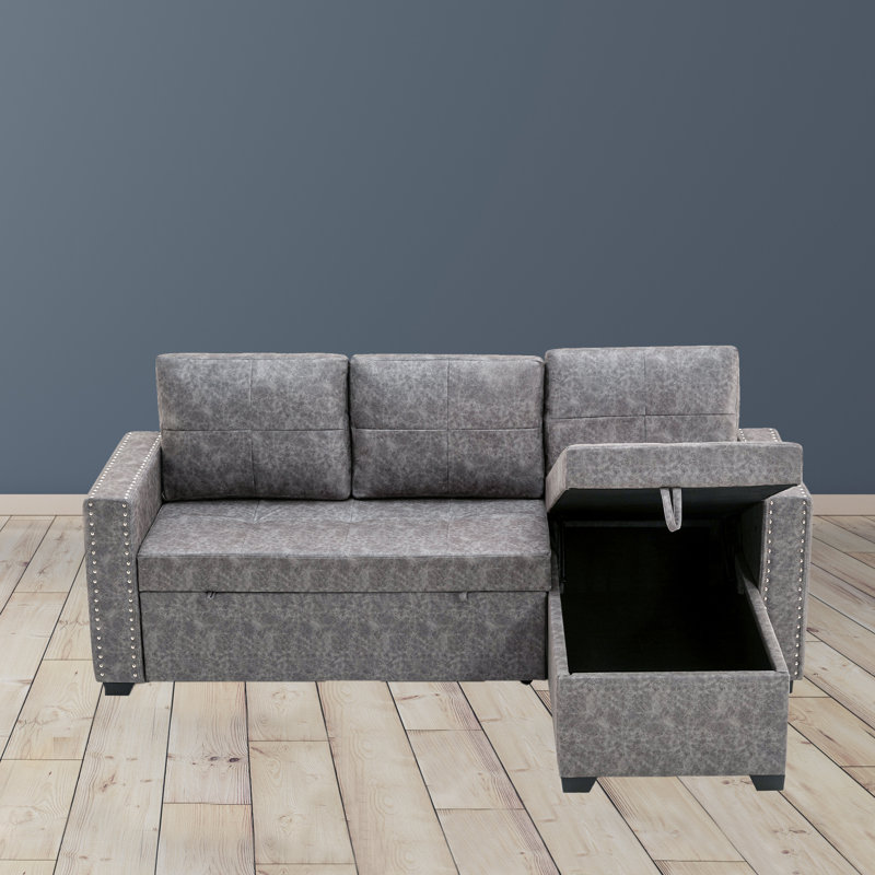 Veeraaj Upholstered L-Shaped Sectional Right Hand Facing