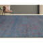 Tapis bleu / rouille de haute qualité noué à la main-70392916