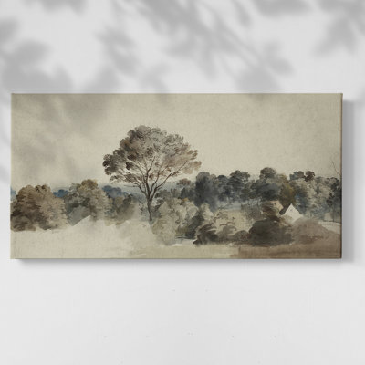 Paysage, série CC CCXVII, toile tendue avec cadre, prête à être accrochée