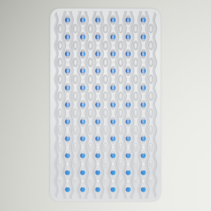 Rectangle Vinyl Shower and Bath Mat - Basics by Wayfair™