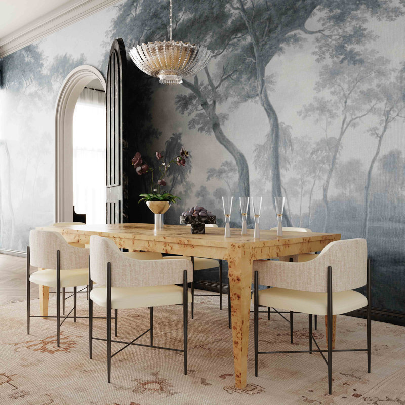 Chaise de salle à manger Sezanne, Crème, crème