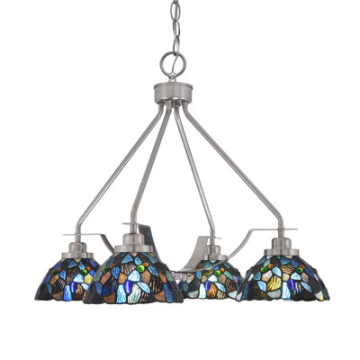 Lustre 4 lumières Odyssey Downlight