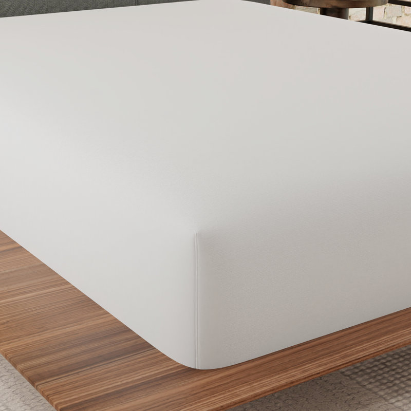 Essentials Woven Microfiber Water Resistant Mattress Protector, Twin
