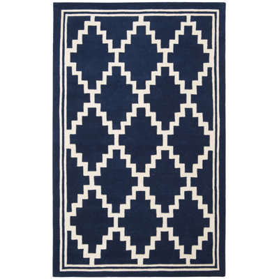 Carolene Hand Tufted Wool Geometric Rug