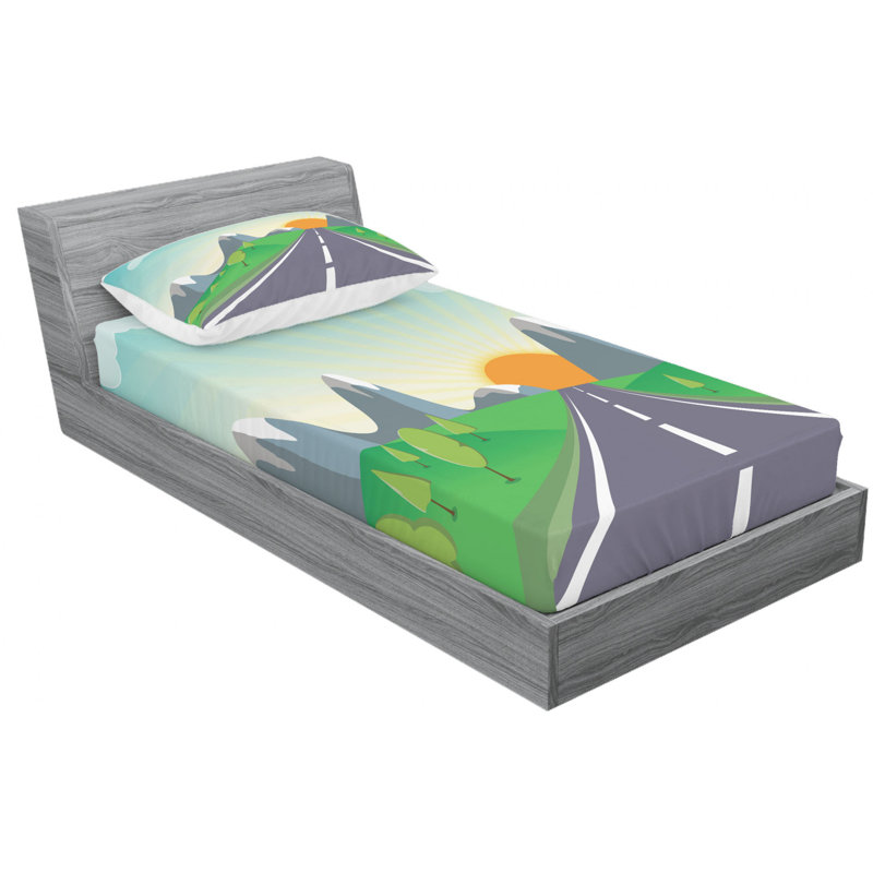 Microfiber Sheet Set, Twin XL Sheet Set with Fitted Sheet