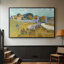 «Farmhouse in Provence, 1888» par Vincent van Gogh, toile tendue avec châssis-2147135890-2147135895