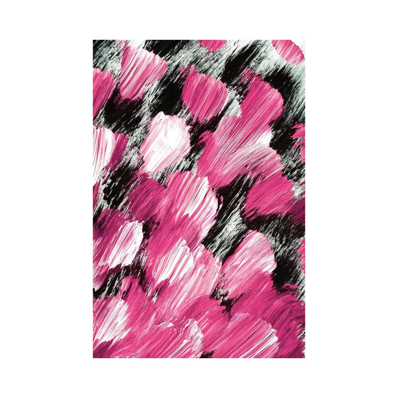 Panache, Hot Pink by Julia Di Sano - Wrapped Canvas Gallery-Wrapped Canvas Giclée, 30.48cm H x 30.48cm W