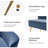 Euclid 47" Velvet 2-Seat Armless Loveseat-835275393