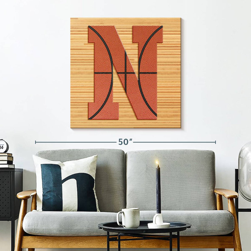Tergel Basketball N Alphabet, H 30 po x l 30 po