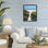 Cadre flottant moderne Coastal Path, design par Dorothy Holmes Mohler