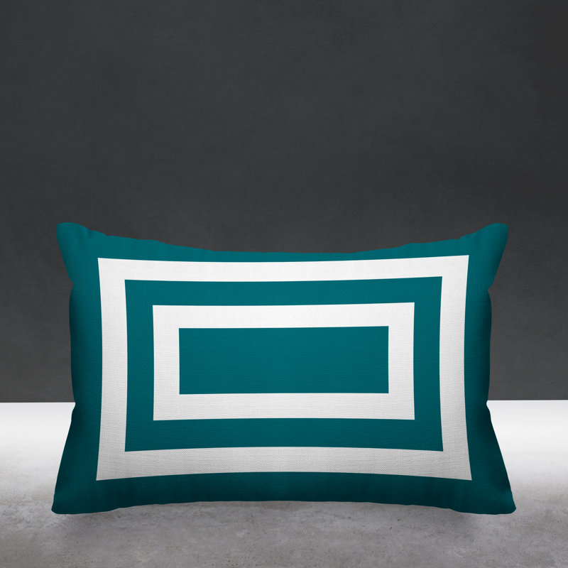Coussin décoratif intérieur / extérieur Burt, Vert