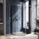 36.5" W X 36.5" D X 72" H Neo-Angle Shower Enclosure With Base