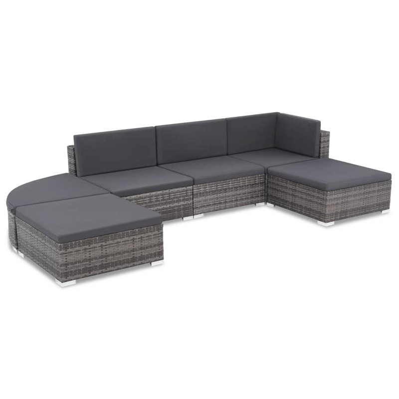 Thatcham 6 Piece Sectional Seating Group with Cushions