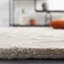 Tapis gris en laine / coton / viscose touffeté à la main Claudian-23568460