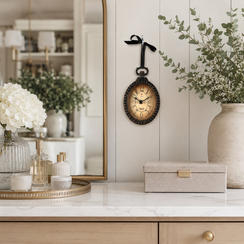 Metal Analog Wall Clock