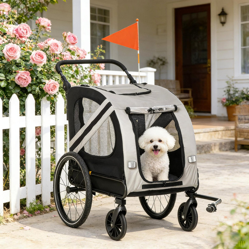 Porte-vélos, poussette pour chien