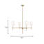 3187204-Four Light SM Chandelier-1712317110-1712317109-1712317105