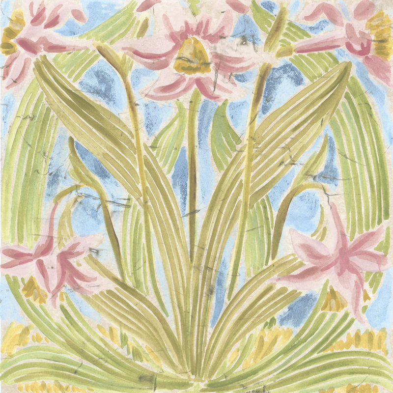 Palau Tile II by June Erica Vess - Wrapped Canvas Print, 30 cm H x 30 cm W