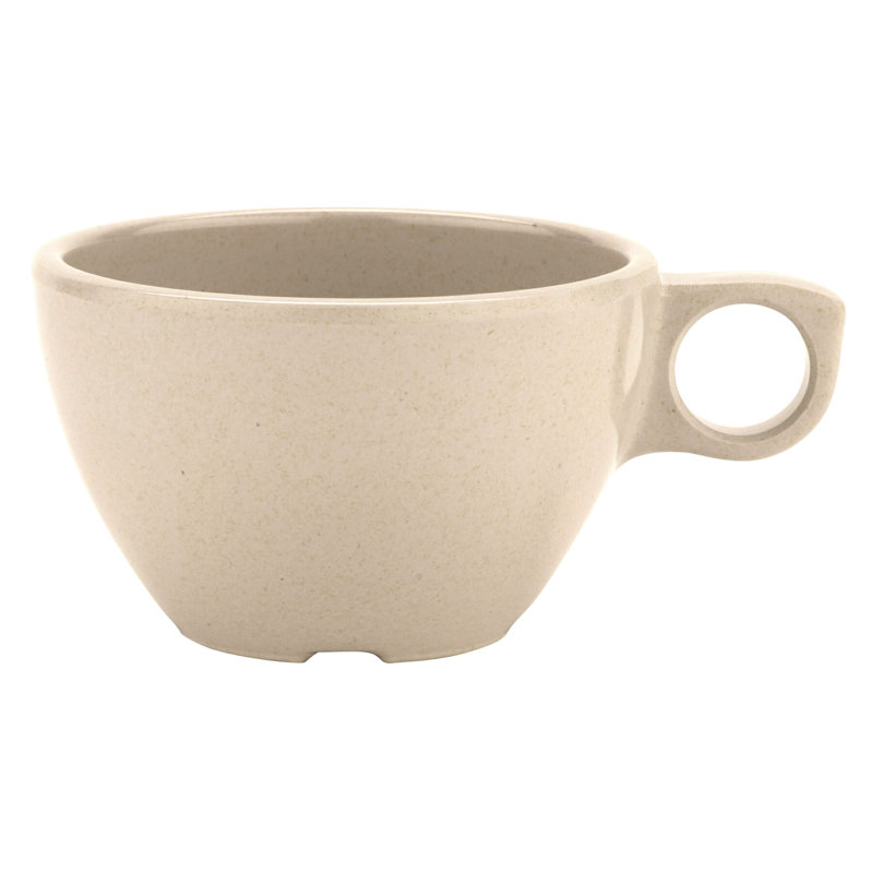 GET BAM-1001 Mélamine tasse à café / thé seulement, 7,5 onces, bambou / cellu (ensemble de 12)