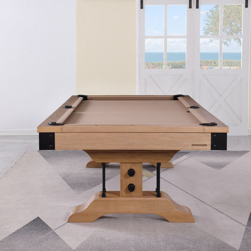 Table de billard Manchester, Sable résistant à l'eau, Non, Naturel patiné