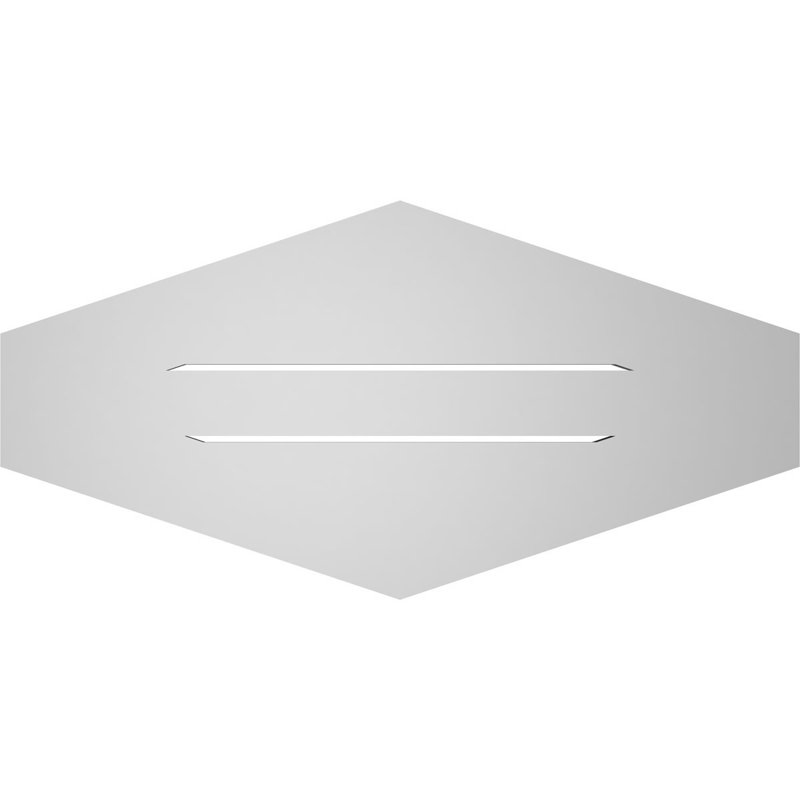 Pente verticale verticale en uréthane 4 pi, H 16 po x l 32 po x P 1 po